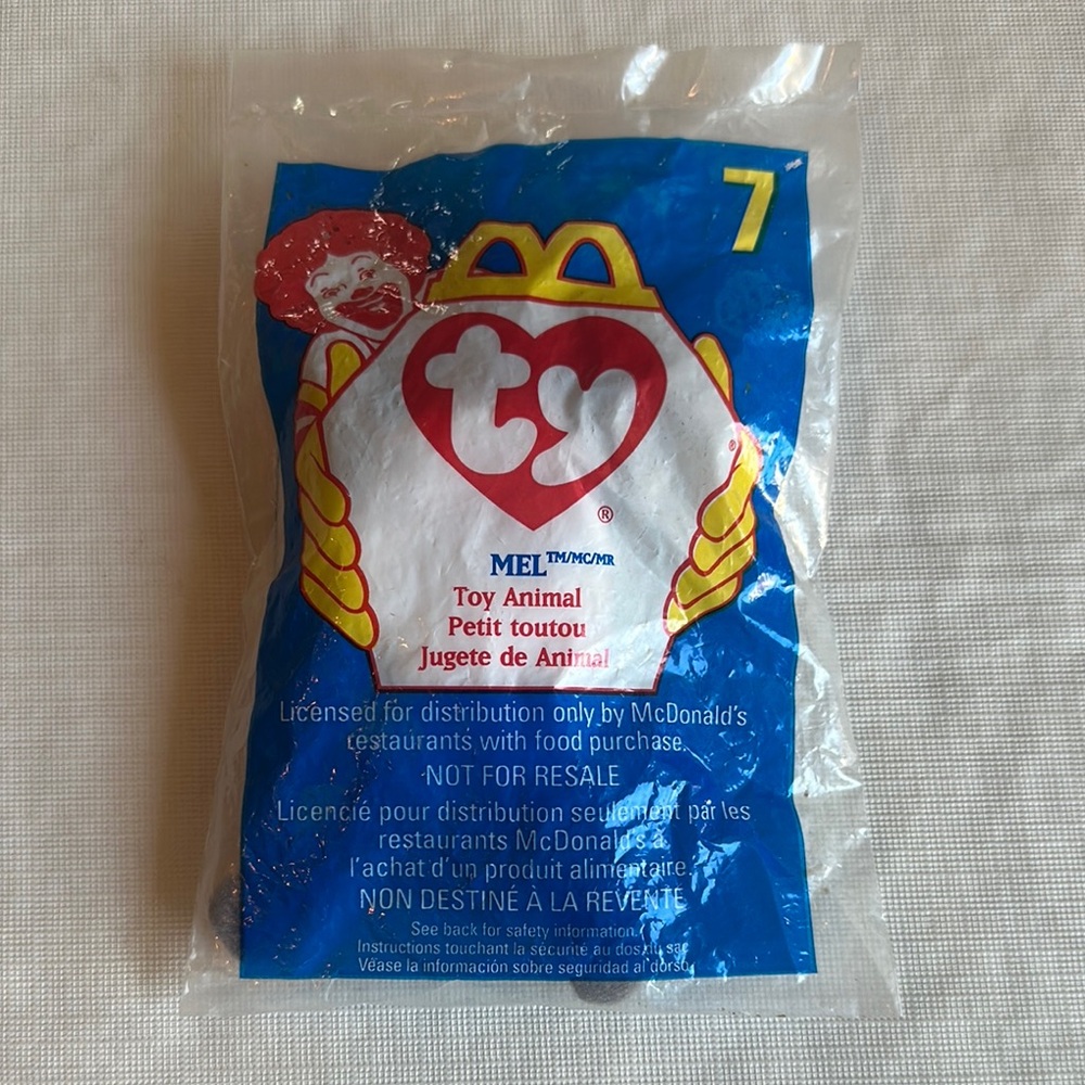 Ty x McDonald's *Vintage* 1998 Teenie Beanie Babies Mel the Koala Bear